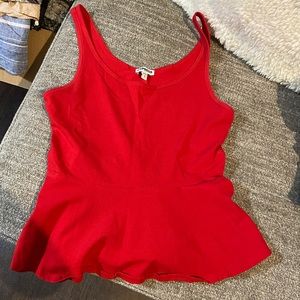 Red tank top from Express